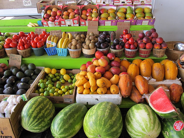 colorful fruits at a market